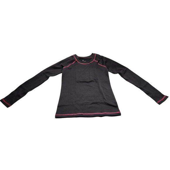 All in Motion Black Thermal Base Layer Set Top & Bottom Size M - Picture 2 of 7